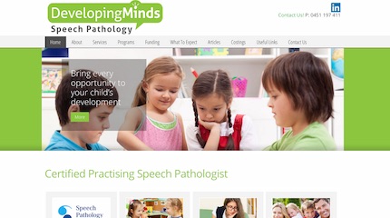 Developing Minds Speech Pathology